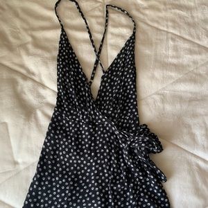 patterned romper